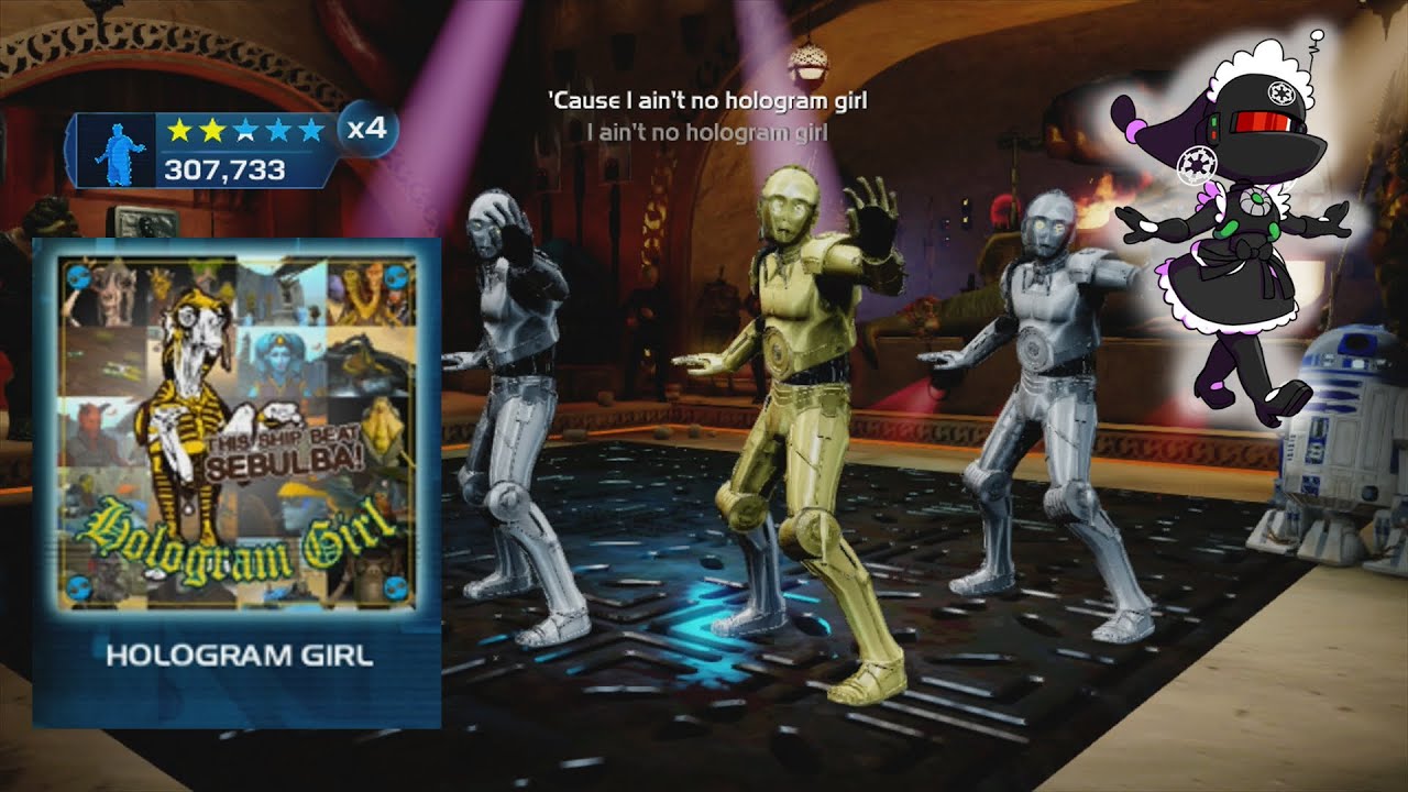 Kinect Star Wars: Galactic Dance Off - Hologram Girl (Extended) 1/15