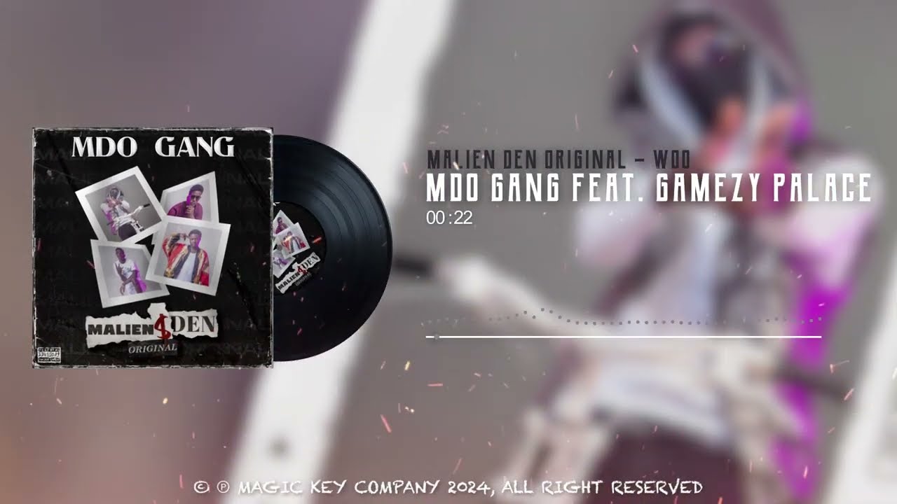MDO GANG - WOO FEAT. GAMEZY PALACE (Official Audio Visualizer) 2024