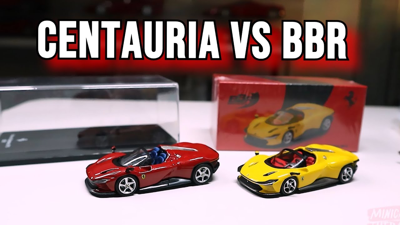 HARGA SAMA INI DIA BEDA DETAIL NYA, DIECAST BBR VS CENTAURIA X IXO MODEL FERRARI DAYTONA SP3