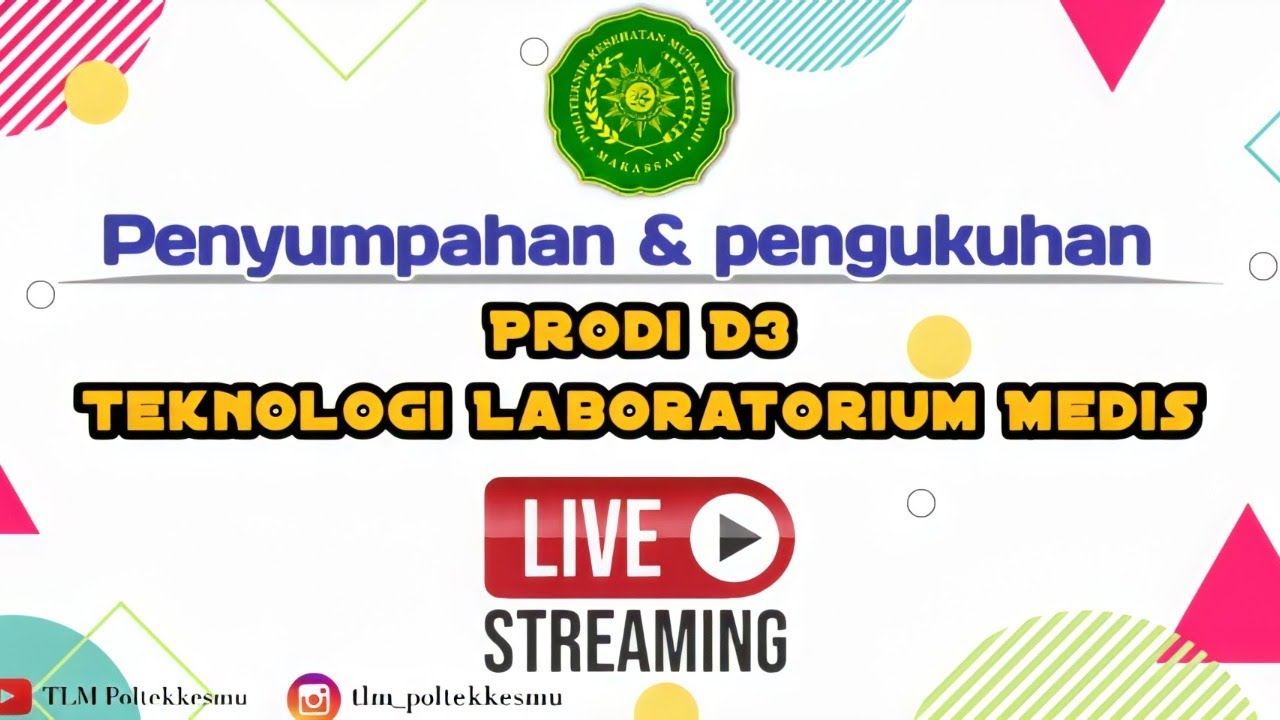 Penyumpahan & Pengukuhan Prodi D3 TLM Poltekkesmu Makassar