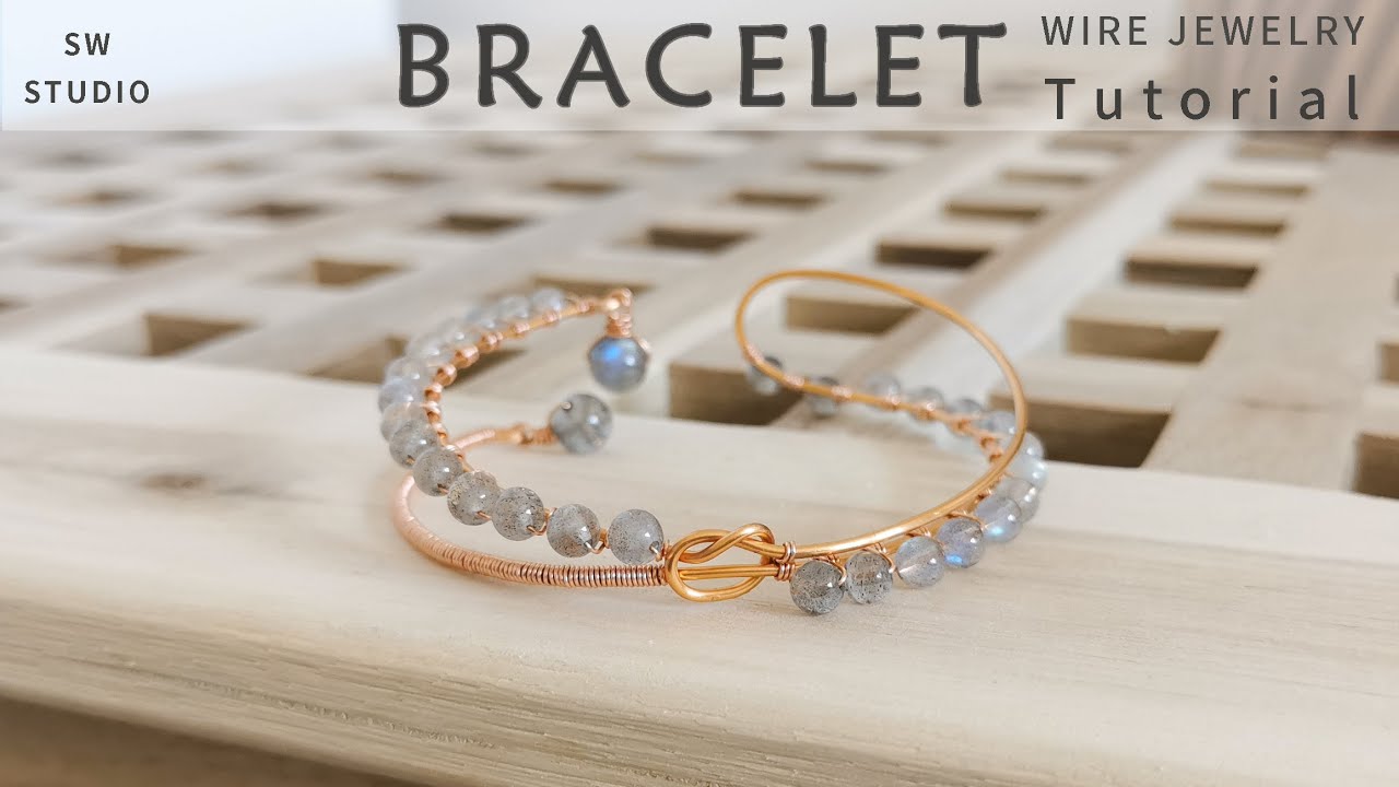 DIY BRACELET / Wire Wrap Bracelet Tutorial / DIY Jewelry / DIY Accessories
