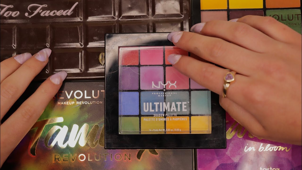 ASMR | My Eyeshadow Palette Collection!