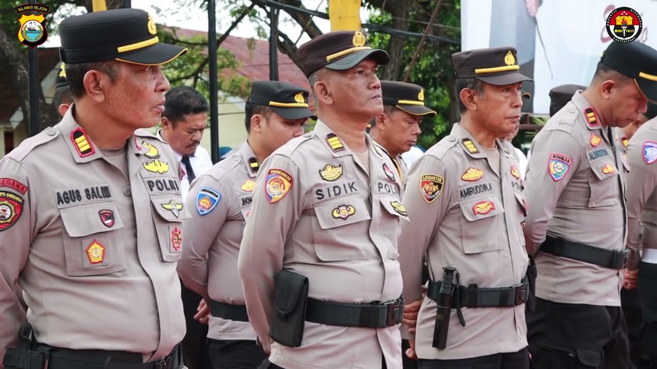 Polres Bantaeng Melaksanakan Apel Gelar Pasukan Pallawa 2026.