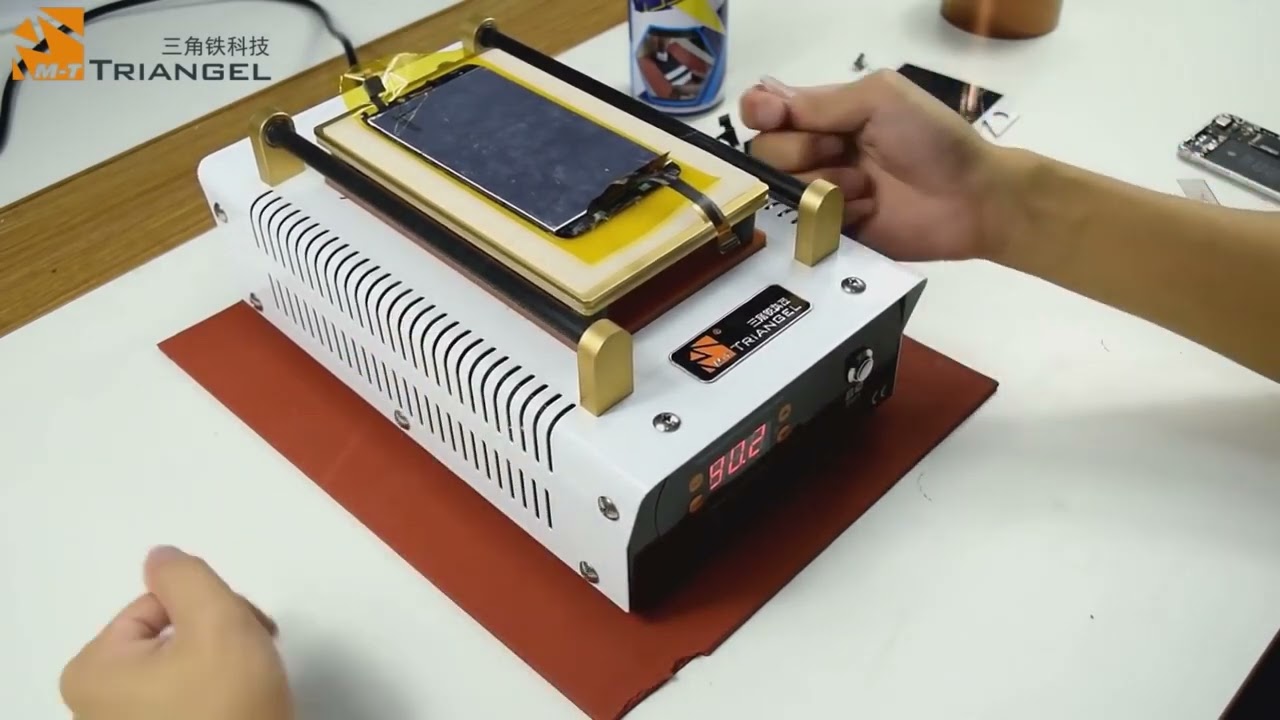 how to use MT CP 201 LCD Separator Machine for Cracked Mobile Phone LCD Touch Screen