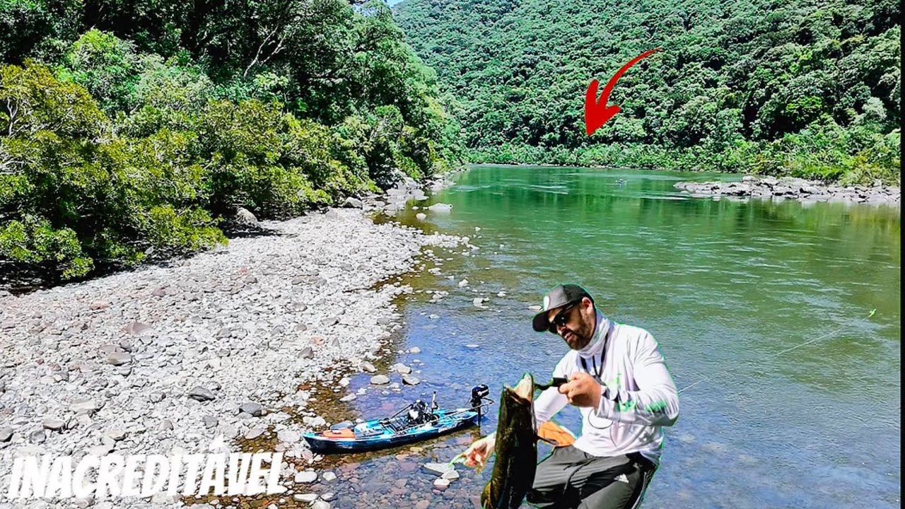 Como pescar esse peixe , dicas e material num dos lugares mais lindo do Brasil 