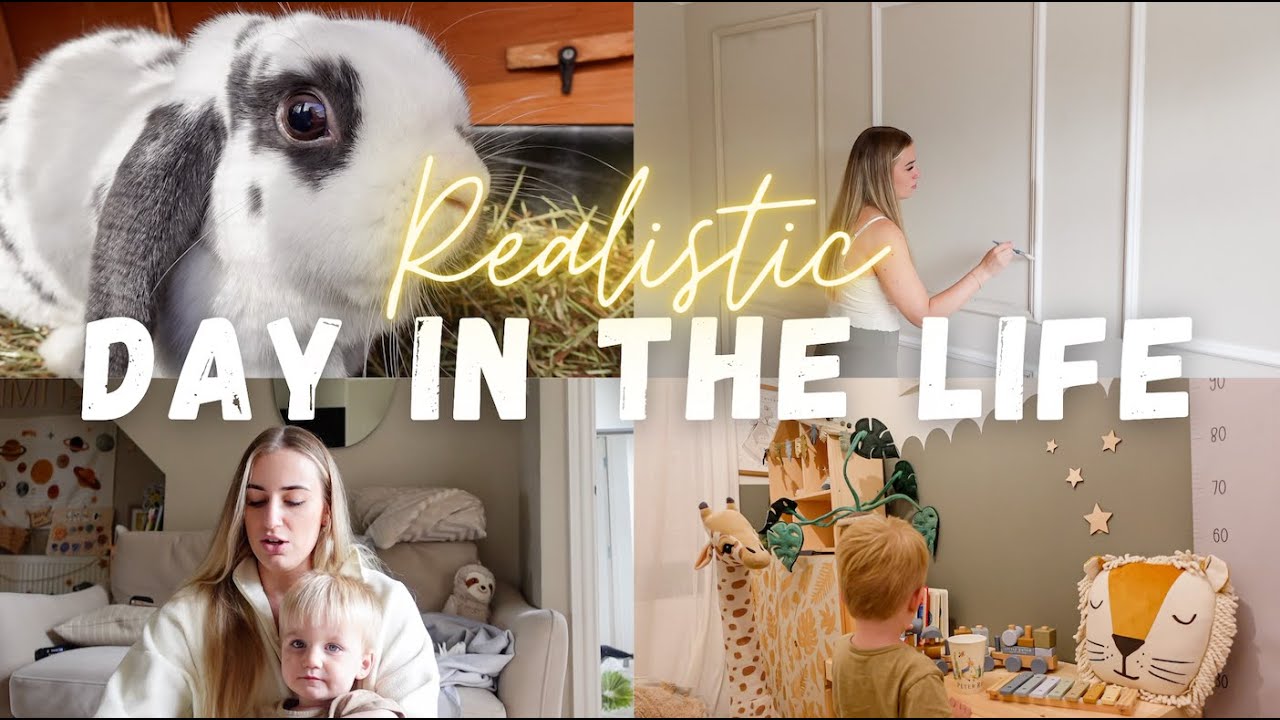 REALISTIC DITL | Panelling, Toddler SAHM Mum Reality, Slow Living, Home Reset & 2 Year Old Routine