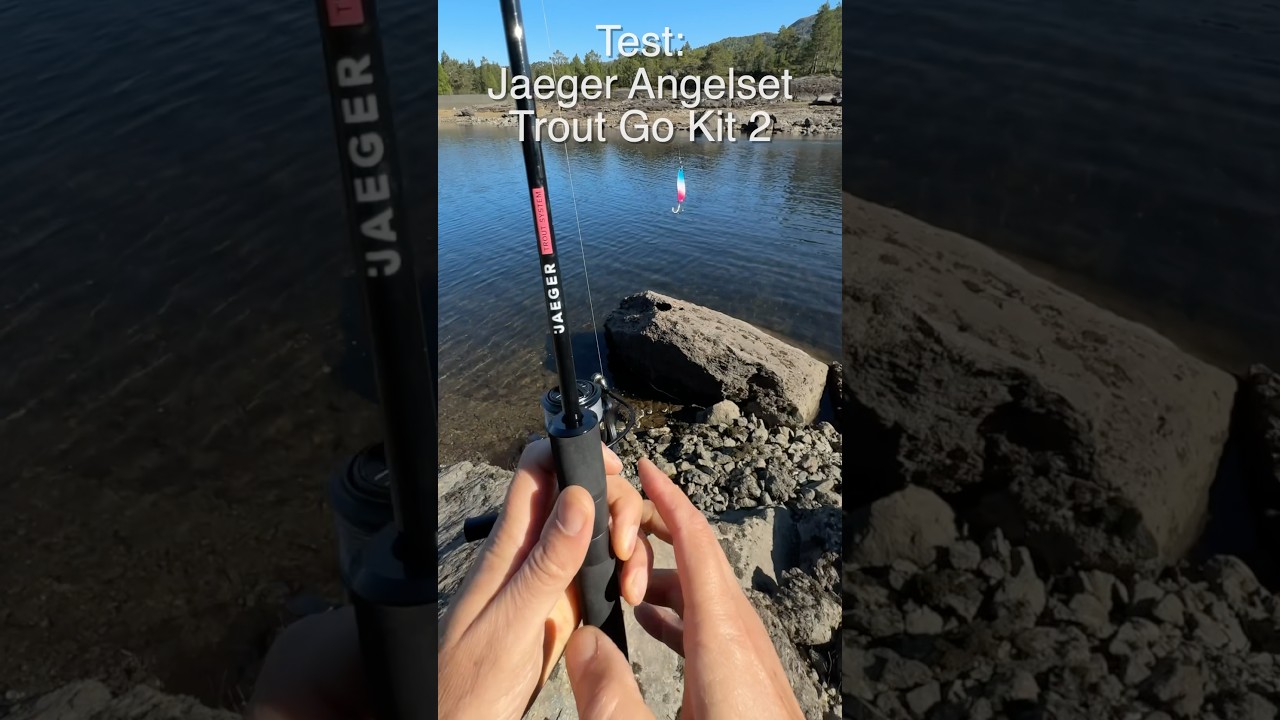 Test Angelset Jaeger Trout Go Kit #norwegen #forellenangeln #jaegerfishing