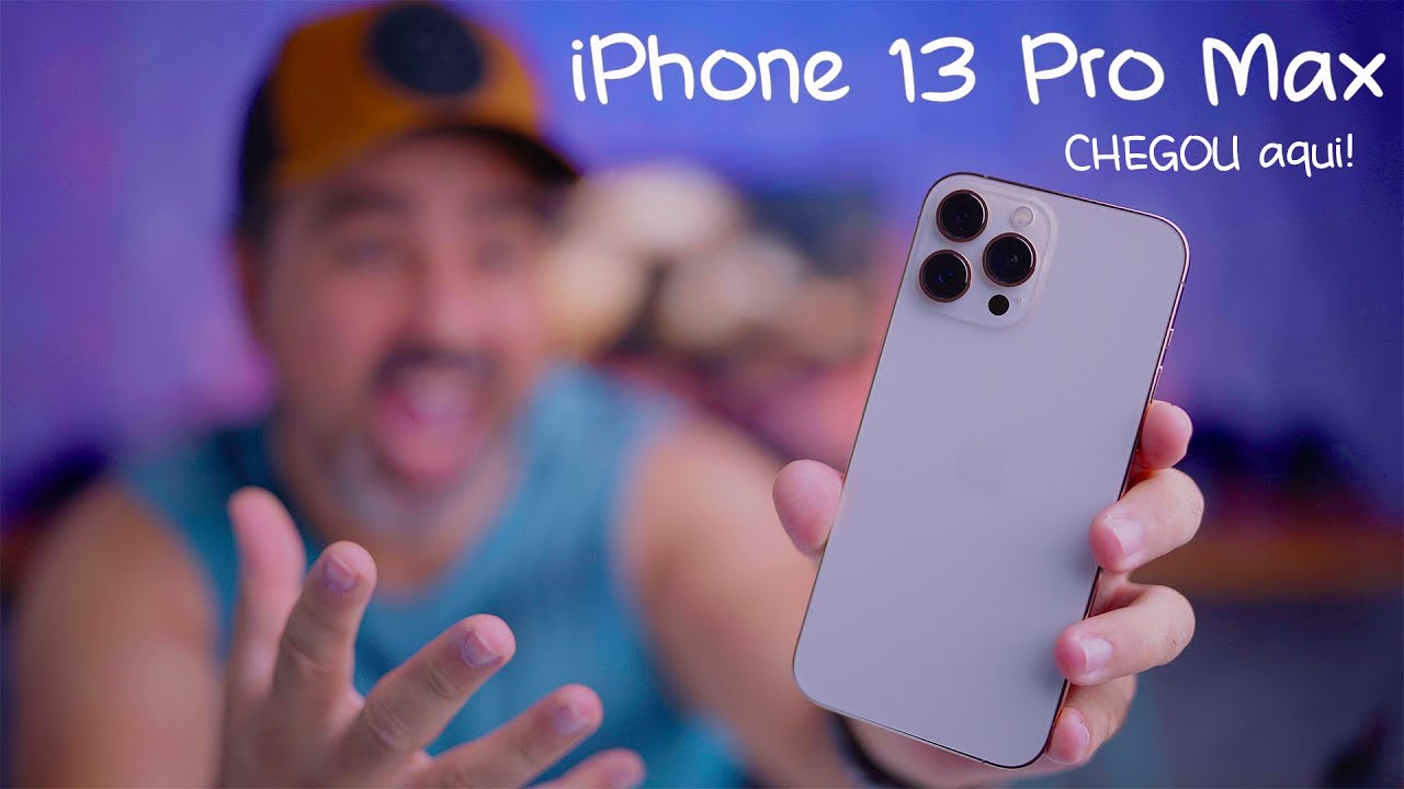 iPHONE 13 PRO MAX DOURADO DE 512GB - TÁ NA MÃO