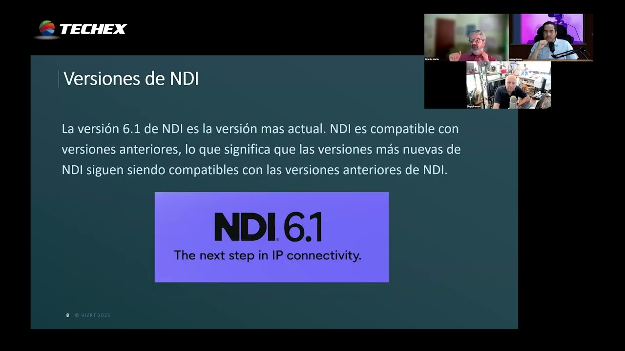 Webinar Consejos para optimizar una red NDI® con TriCaster®