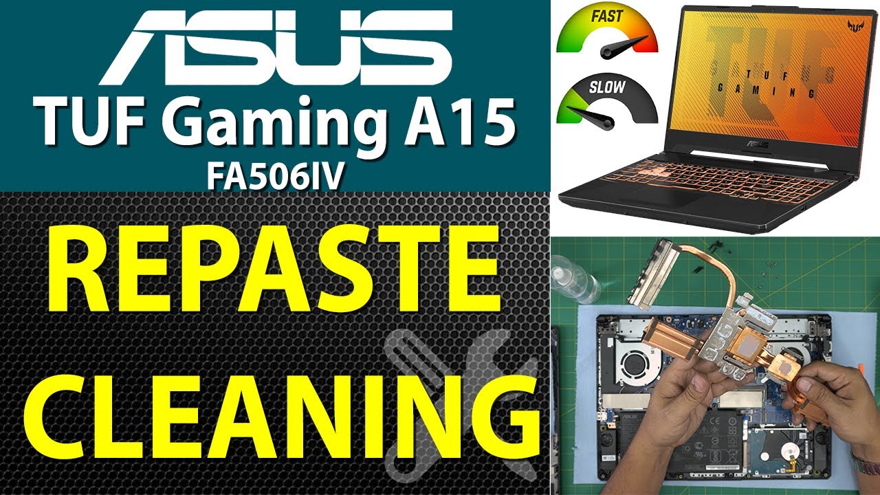 Как перепаять и почистить ноутбук ASUS Tuf Gaming A15 FA506IV — пошаговое руководство 🧹✨