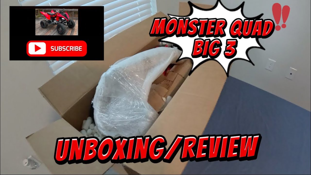 Unboxing & Review Of My Monster Quad BIG 3 (Exhaust, FCI, PC6) For My Yamaha Raptor 700R SE