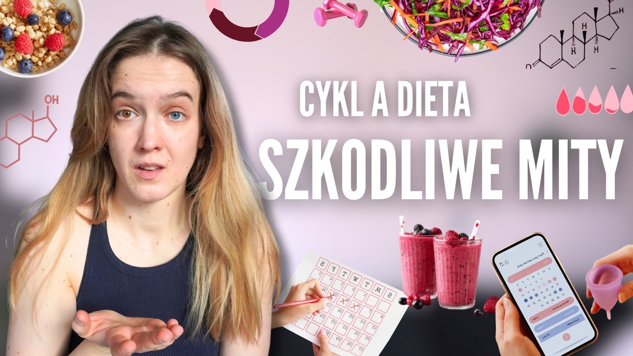 Dieta a cykl menstruacyjny - fakty i MASA  mitów (jeju jak popularnych!)