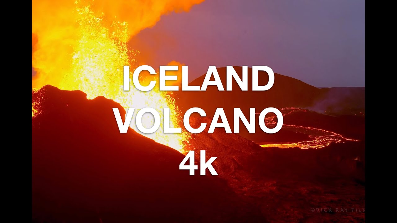 Fagradalsfjall Volcano Eruption in Iceland in 4k - Amazing Drone Aerial Footage of Volcano Erupting!