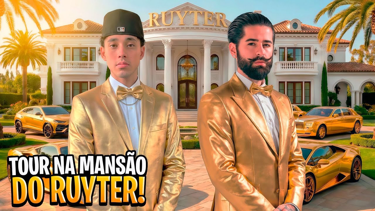 TOUR PELA CASA DO RUYTER! 🤑