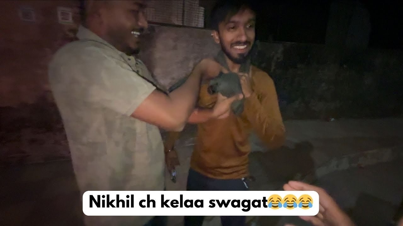 निखिल Cha kela swagat 😂😂 || Daily vlogs