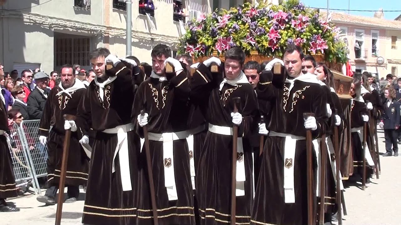 Tobarra. Semana Santa 2012. Baile del Cristo Resucitado. Aires de Triana.