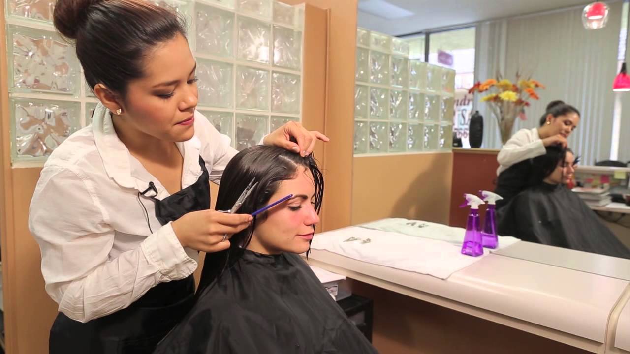 Layered Haircuts With Thick Bangs for Women With Straight, Fine Hair : Hair Styling & Gel