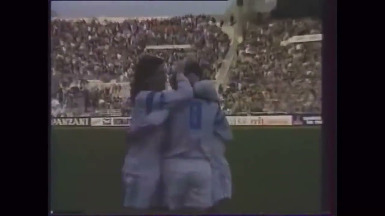 Match OM TFC, 6-1 (buteurs : Mozer, Sauz&eacute;e, Vercruysse, Jean-Pierre Papin x3)