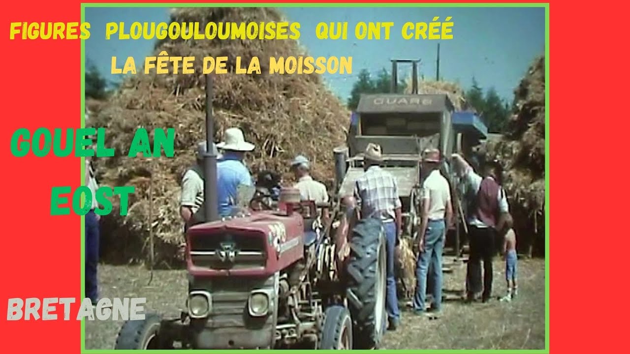 Quelques Figures du début de la fête de la moisson Gouel An Eost Plougoulm1981 2006