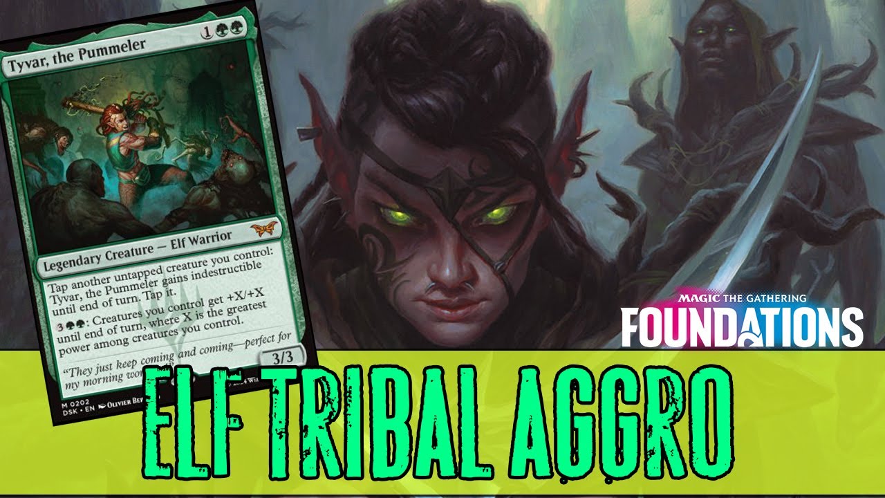 Посланники ЛЕСА ! MTG Arena Elf Tribal Aggro Foundations Standard DECK GUIDE