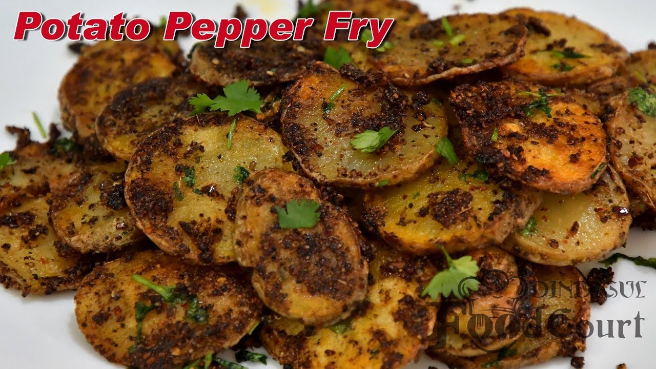 Potato Fry/ Aloo Fry/ Potato Pepper Fry/  Urulai Kizhangu  Varuval