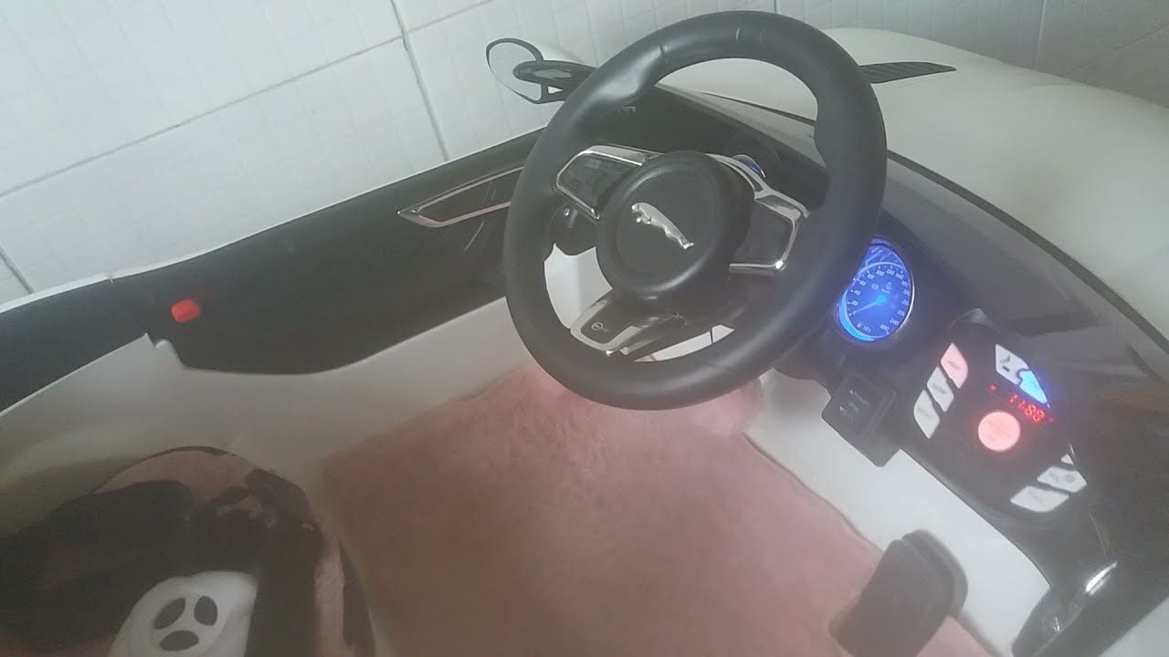 CARRO ELÉTRICO INFANTIL | JAGUAR BRANCO