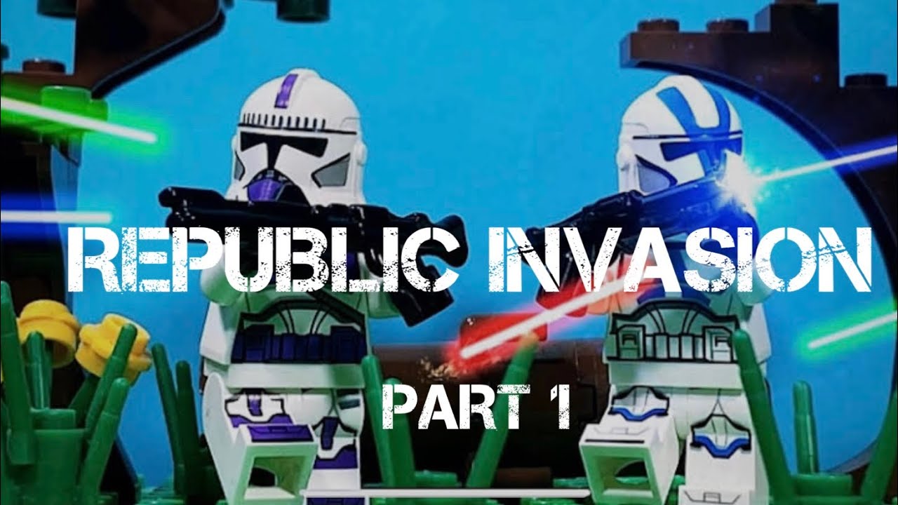 Вторжение Республики: Часть 1 — покадровая анимация Lego Star Wars