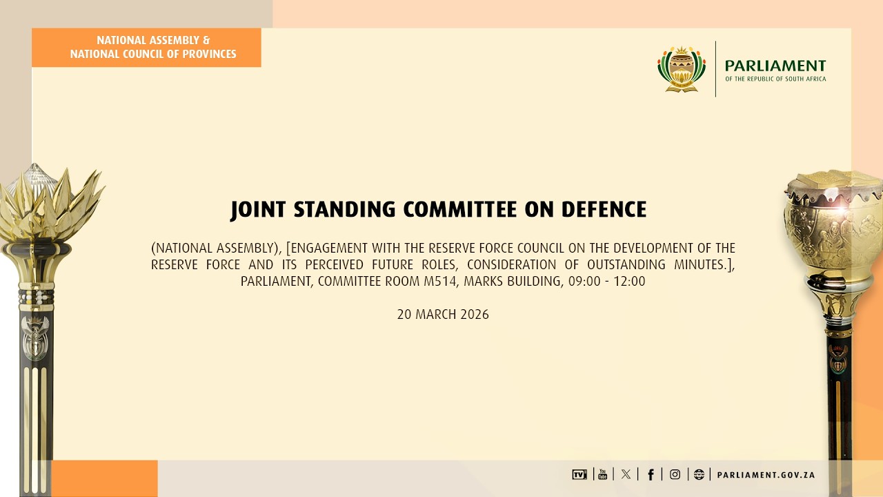 Joint Standing Committee on Defence, 20 March 2026