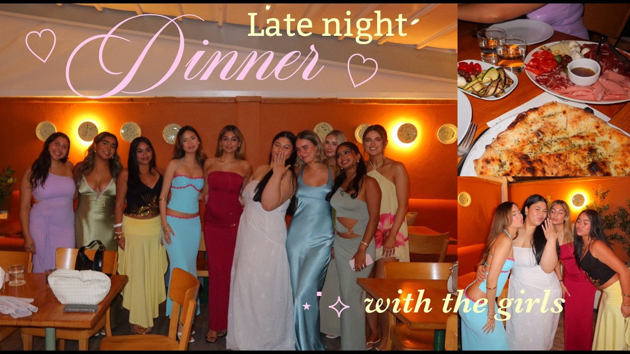 Late night dinner with the girls♡