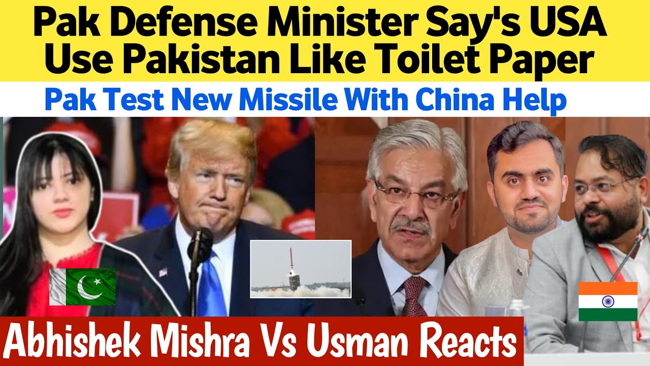 Khawaja asif says USA used Pak like toilet paper?