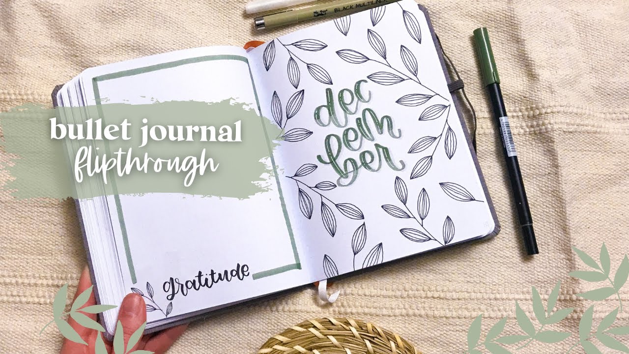 CUSTOM BULLET JOURNAL FLIPTHROUGH #23 | Bullet Journal Theme Ideas | BUJO for Beginners | Etsy Shop