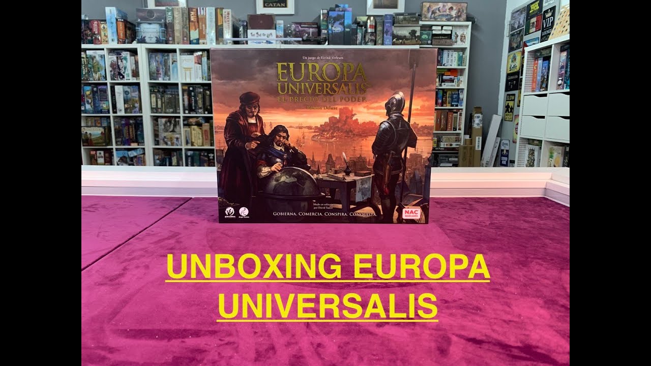 Unboxing Europa Universalis | Abriendo Europa universalis