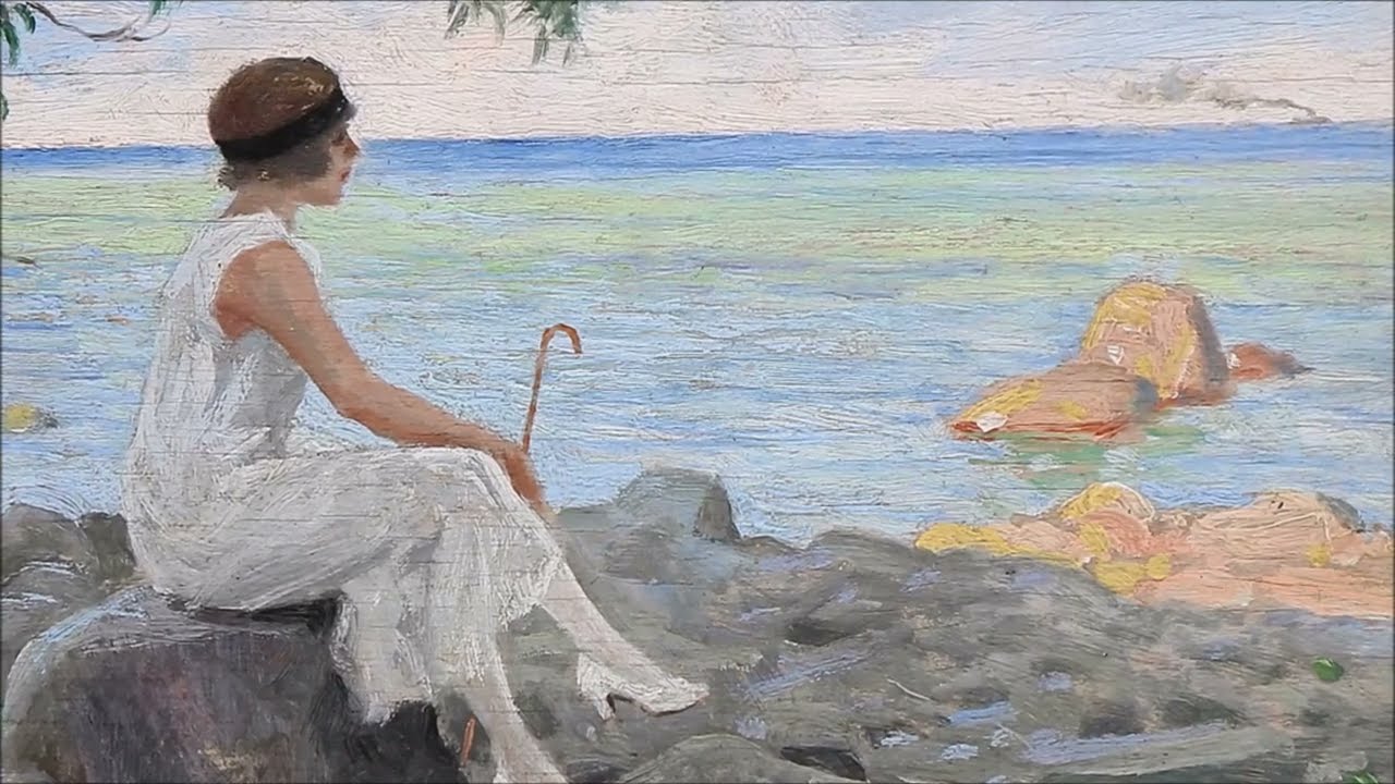 4K    Beautiful Art  Series of Painting + Relaxing Music