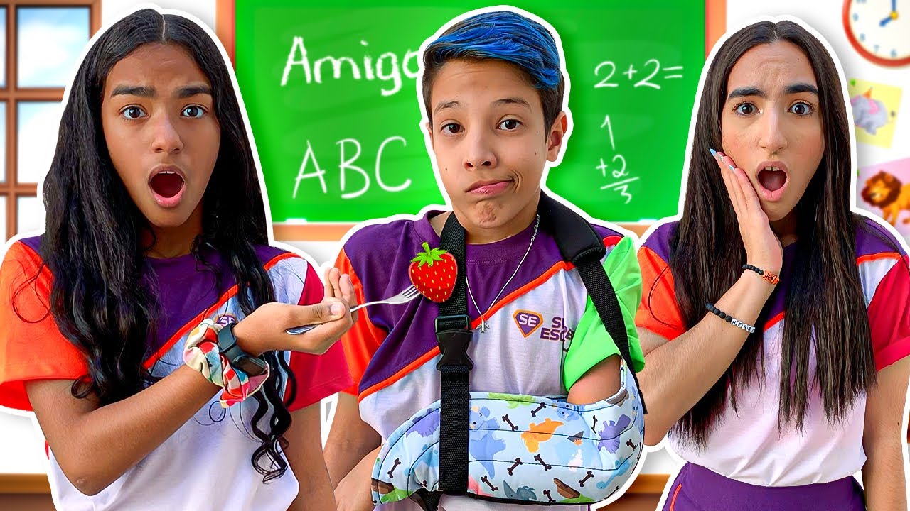 Henrique Giovanna e Rafinha aprendem a importância de Ajudar os Amigos na Escola -Universo Kids