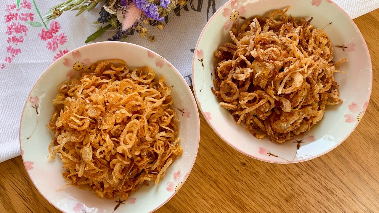 Fried Shallots | 炸葱头 (2 Versions)