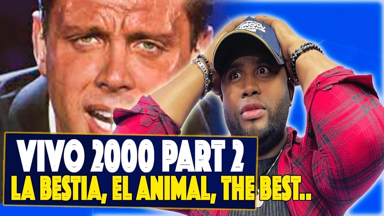 REACCIÓN A LUIS MIGUEL EN VIVO 2000 PARTE 2! PASA ALGO INESPERADO 😱