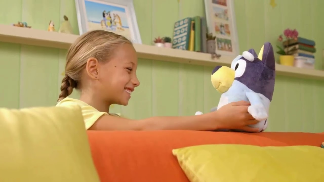 Beszélő plüss Bluey a TM Toys-tól // Bűbáj Webjátékbolt //