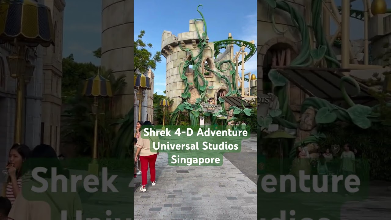Shrek 4-D Adventure, #shrek #4d #adventure #universalstudios #uss  #singapore #family #indonesia