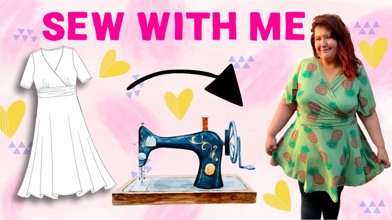 Sewalong: How I Made a Faux Wrap Dress | Antrim Dress by Itch to Stitch | Sew with Me