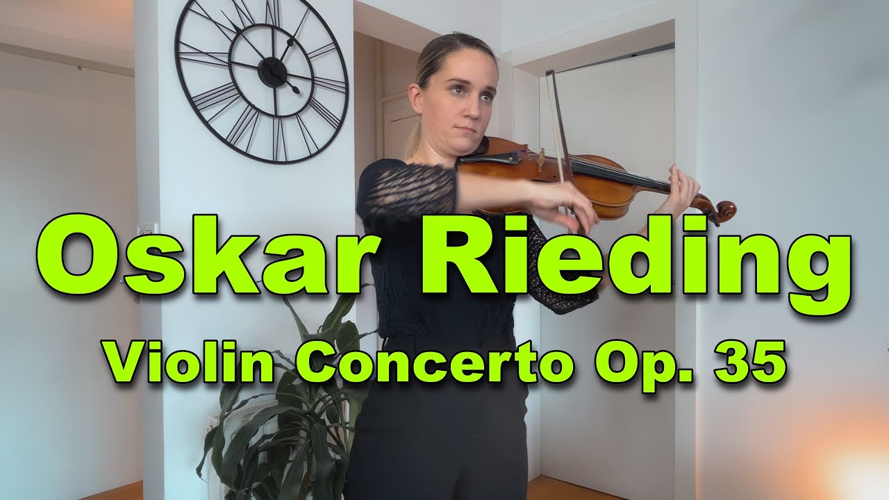【Oskar Rieding】 - Violin Concerto in B Minor Op. 35 | Ivana Duvnjak Akamatsu, SHIVA Violin Duo