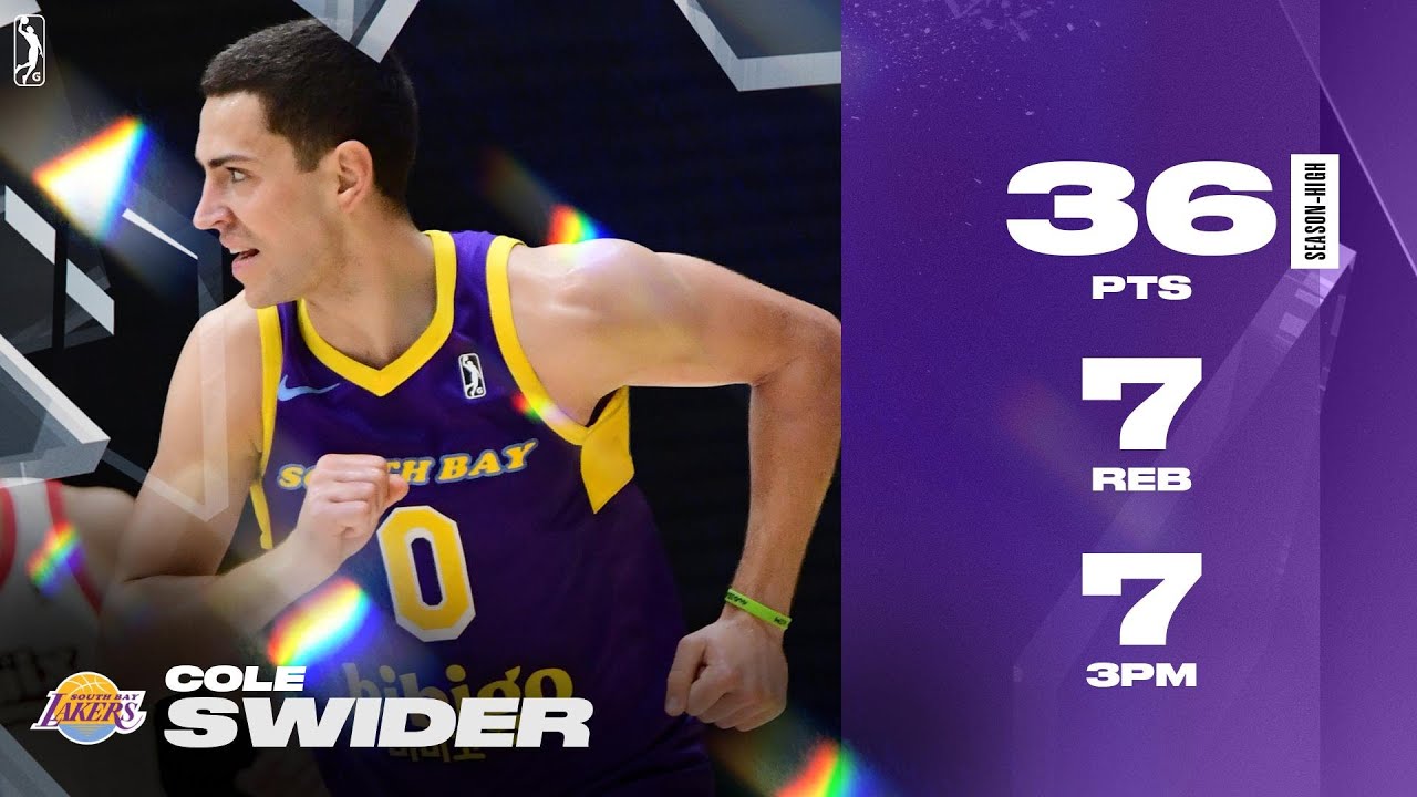 Cole Swider Records Season-High 36 PTS In Return To South Bay
