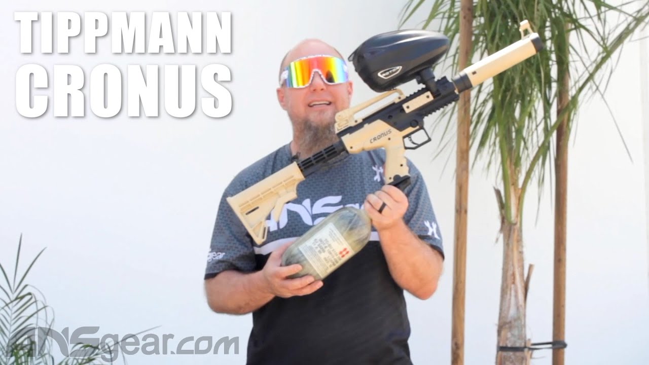 Tippmann Cronus Paintball Marker - Shooting Video