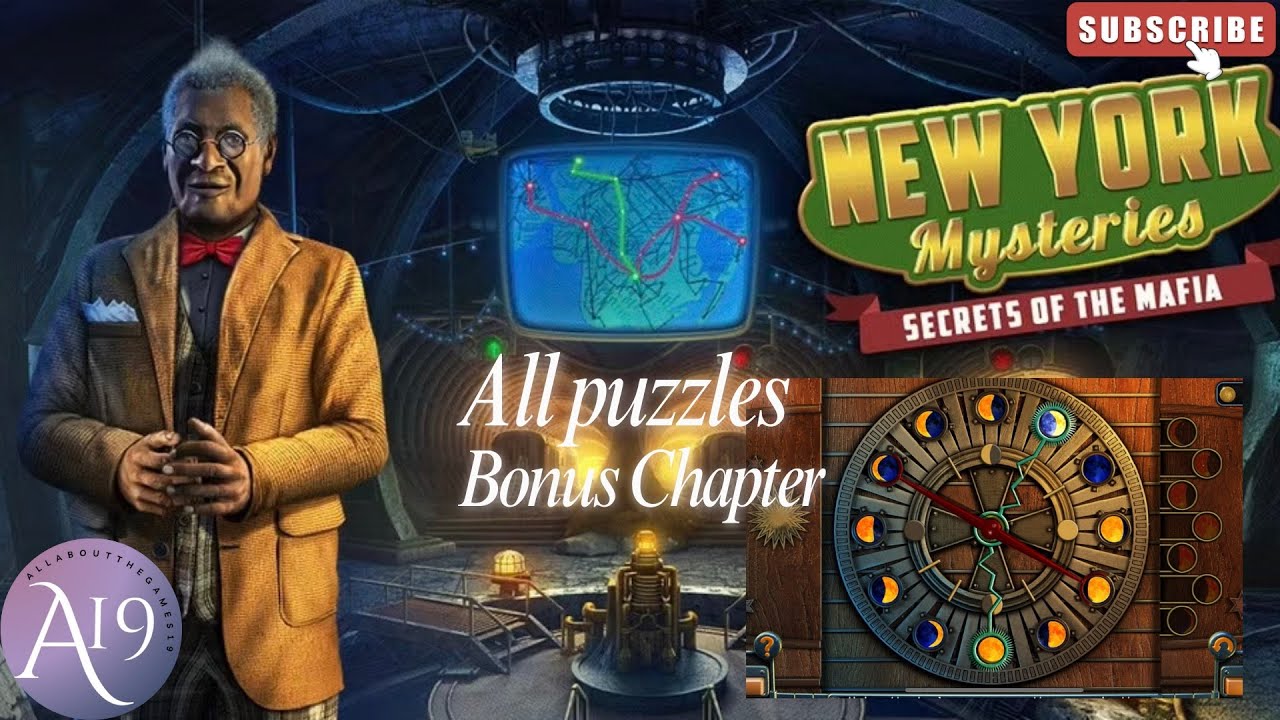 All puzzles walkthrough New York Mysteries 1 Secrets of the Mafia Bonus Chapter
