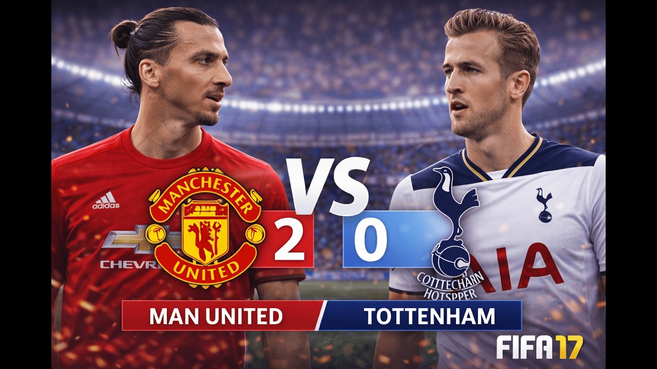 Man united vs Tottenham hotspur Zlatan vs kane