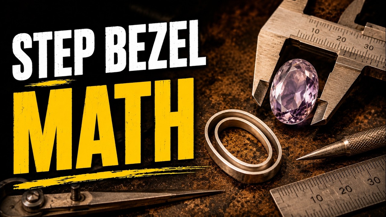 Real Time: Calculating a Step Bezel for an Oval Faceted Stone