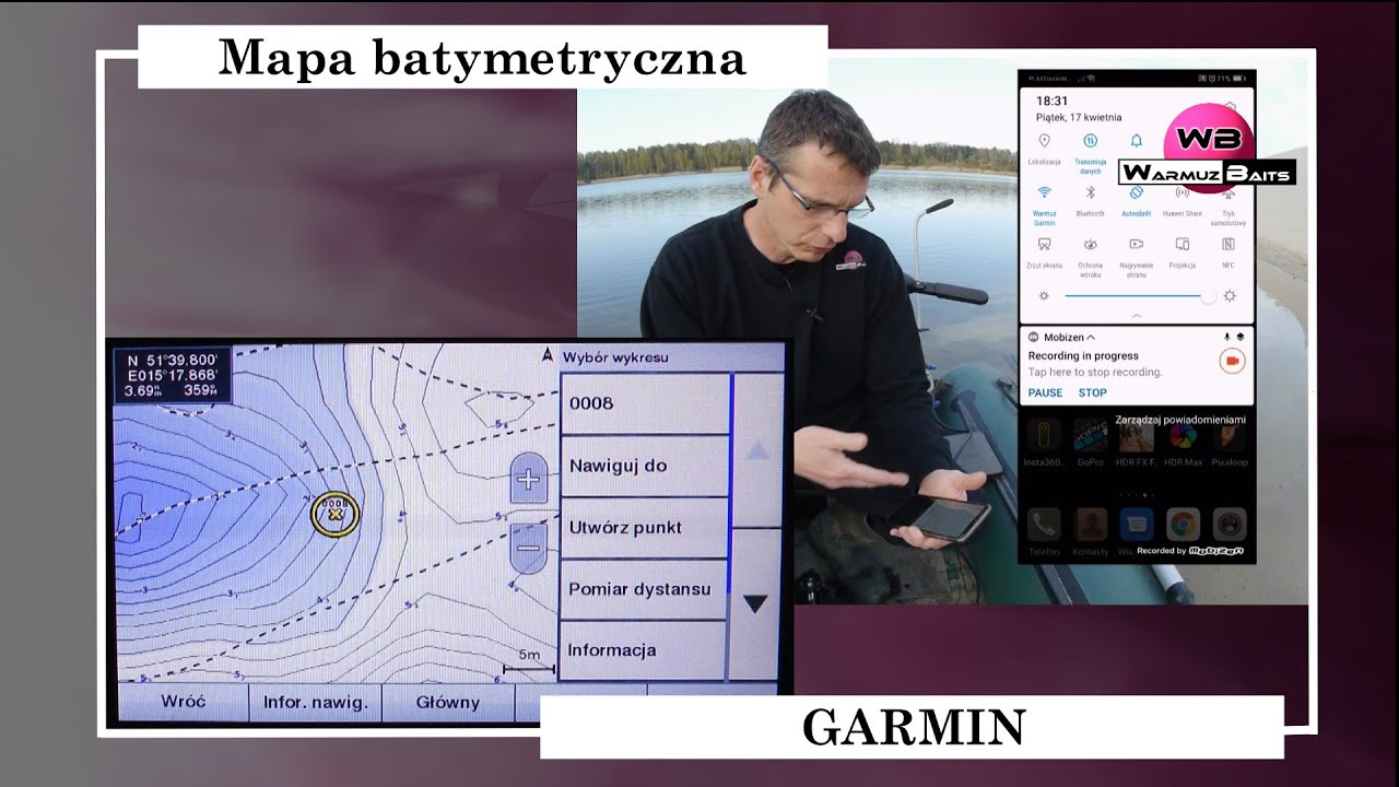 Mapa batymetryczna - Garmin