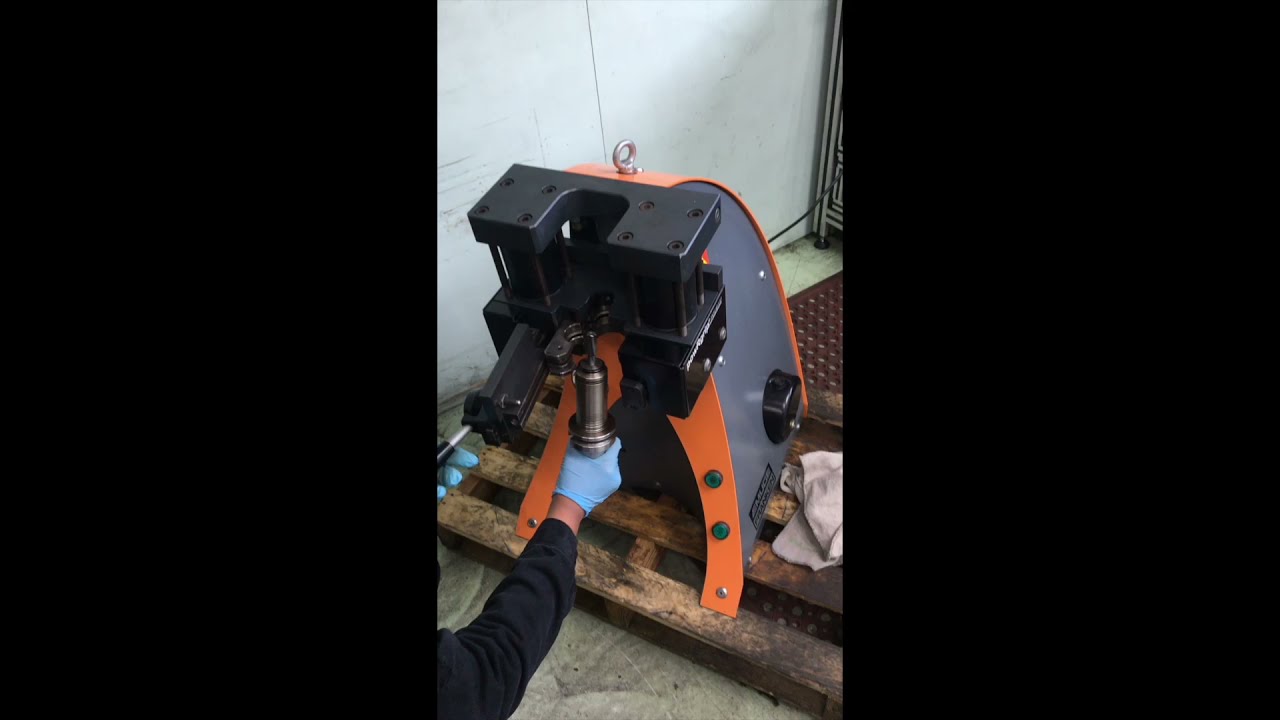 Emuge Franken powRgrip PGU100 fully working machine video...