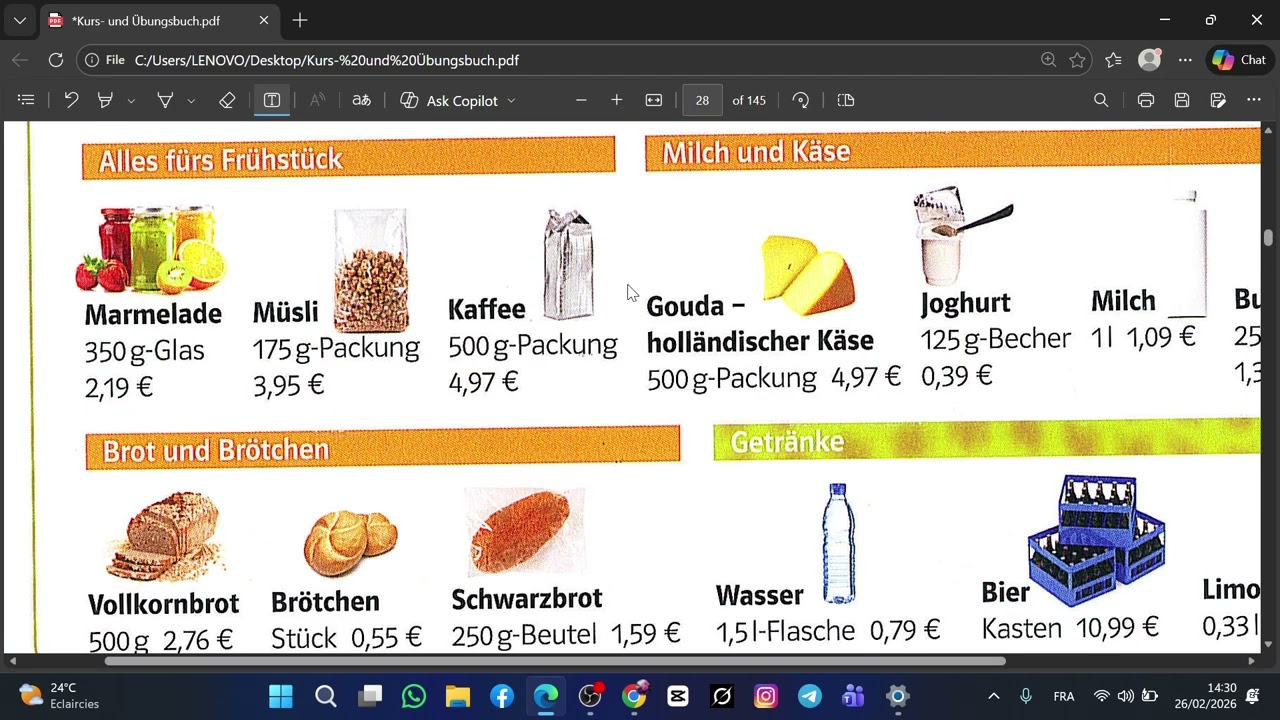 Online session number 2/ Deutsch lernen/ Daf kompakt