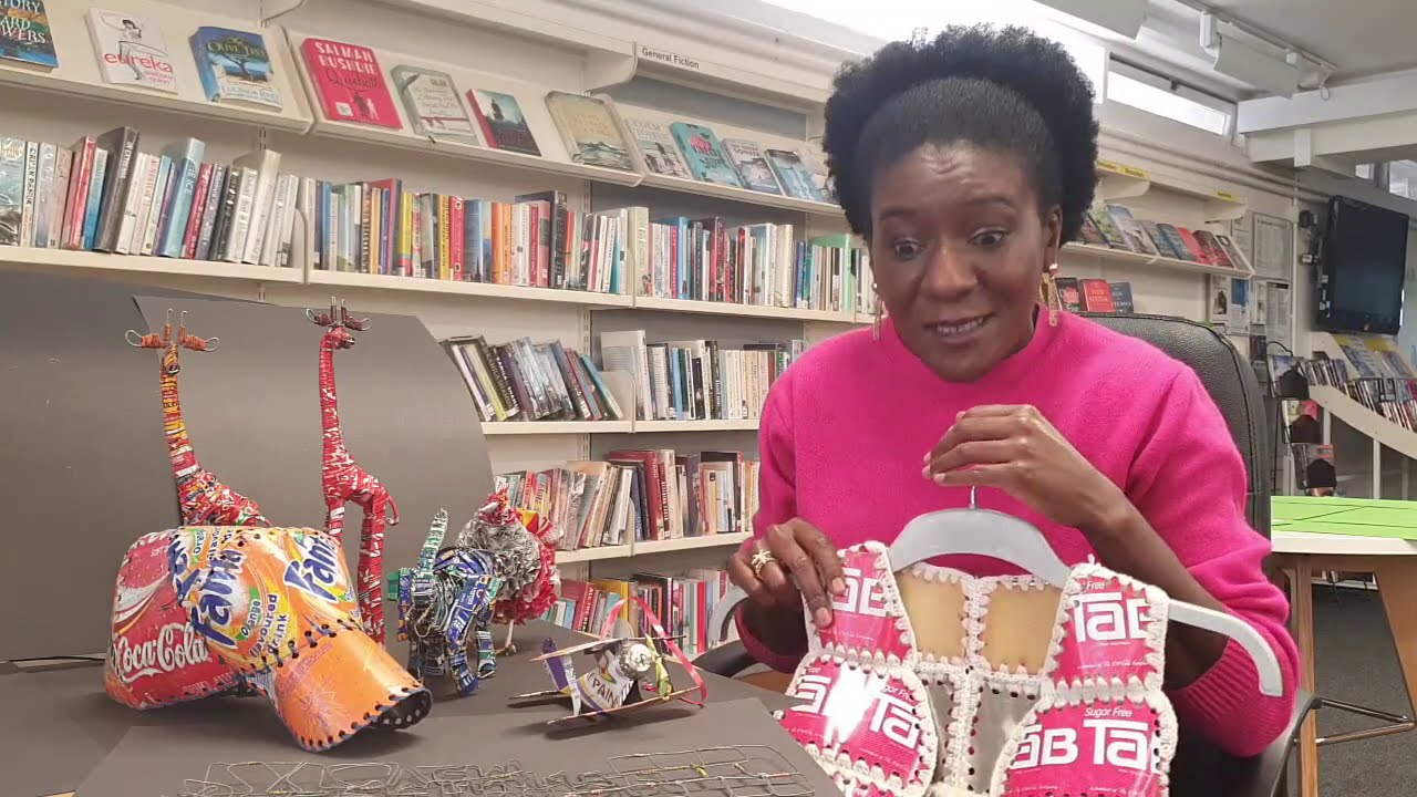 Recycled Art Inspired by African Traditions