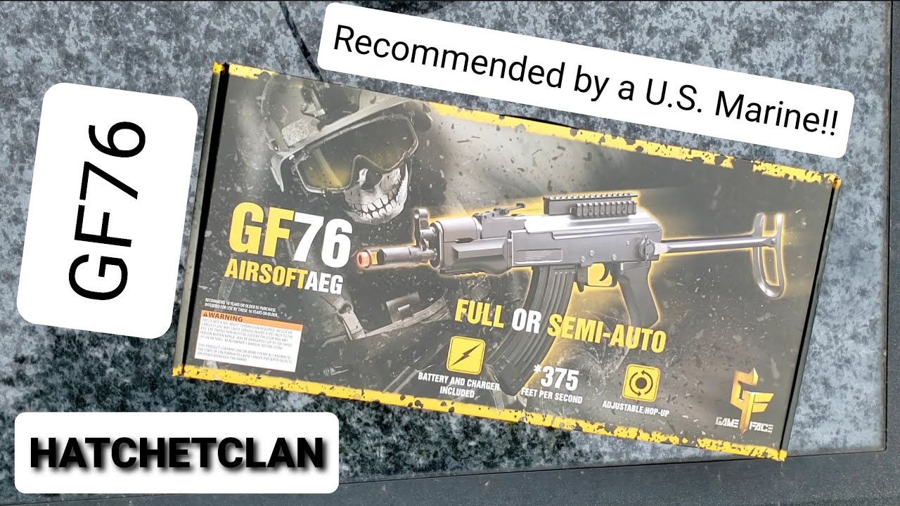 Airsoft Review Gameface GF76 - Recommended by U.S. Marine!!